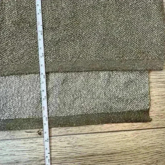 Apt. 9 Sparkly Long Scoop Neck Sweater Size M - Picture 7 of 8